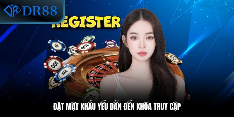 Đặt mật khẩu yếu dẫn đến khóa truy cập